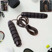 High-Speed Skipping Rope with Foam Padded Handles (1 Pc)