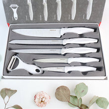 Elegant Marble Design Knife Set