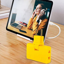 Wireless 3in1 Foldable Wall Plug Socket