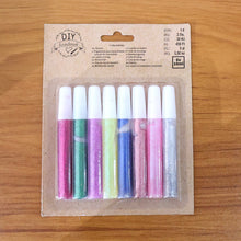 DIY Multi-Color Glitter Craft Glue Pen Set (10ML / 8 Pc)