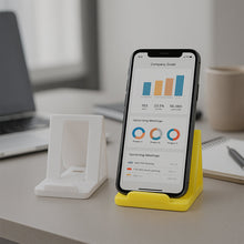 Adjustable Foldable Plastic Mobile Phone Stand (1 Pc / Mix Color)